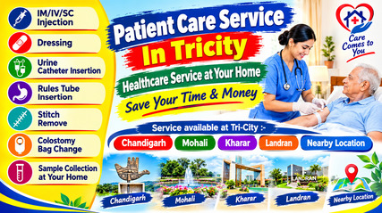 Vibrant Home Healthcare Service Poster (1)